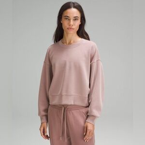 Lululemon Softstreme Dusty Pink Sweatshirt Size 6